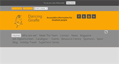 Desktop Screenshot of dancinggiraffe.com
